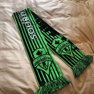 Ruffneck Seattle Sounders FC Reversible Scarf (Soccer/Football Scarf)